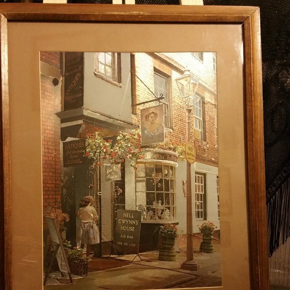 Vintage Artwork(Nell Gwynn's House Here She Lived)